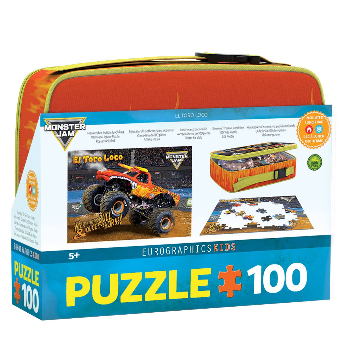 El Toro Loco Monster Jam Lunch Bag