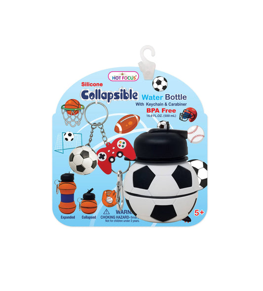 Collapsible Water Bottle Soccer