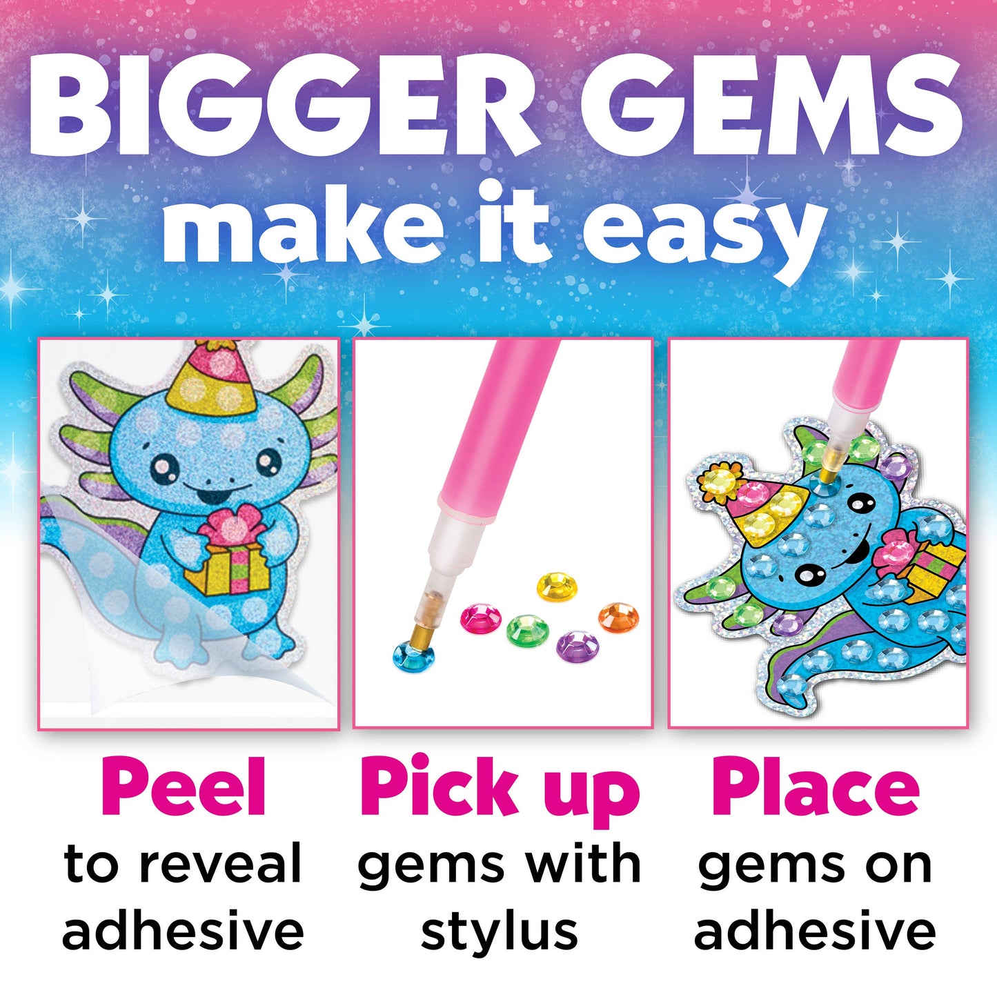 Big Gem Diamond Painting – Axolotl