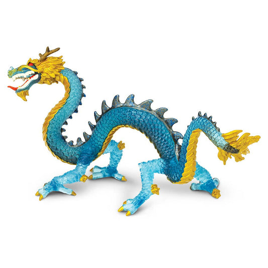 Krystal Blue Dragon Figurine Toy