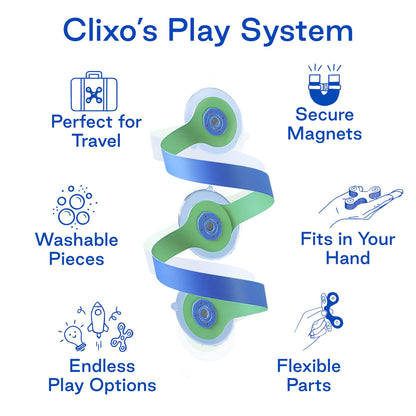 Clixo Window Pack: Blue/Green/Primatic