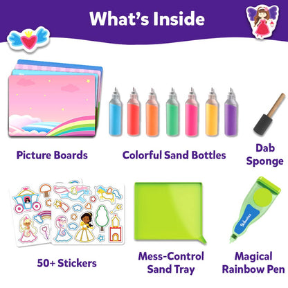 Sand-Tastic Art Unicorns & Princesses Sand Art Kit for Kids