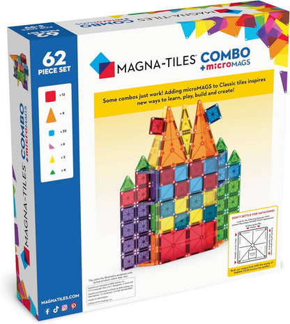 Magna-Tiles Combo 62-Piece Set