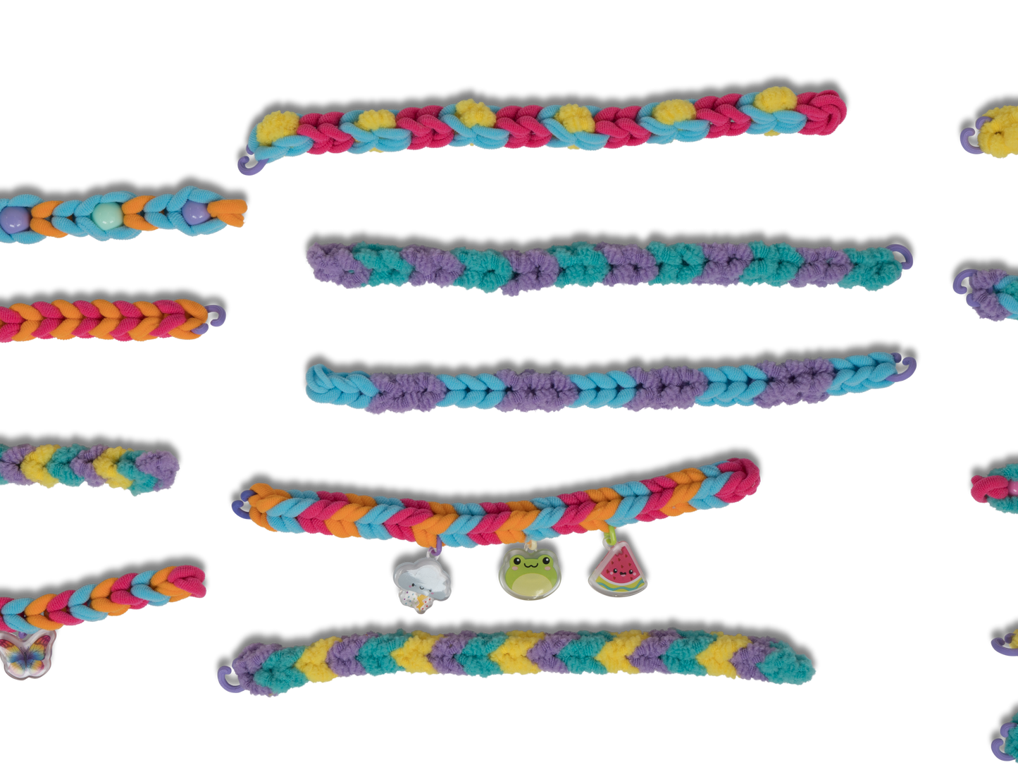 Auto Loom Fluff - 600 Fluff Bands, 16 charms,  and 25 beads