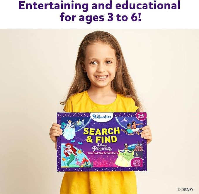 Skillmatics - Search & Find Disney Princess Activity Mats