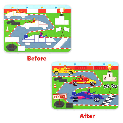 Tangram Twist: Things That Go - Educational Art & Craft