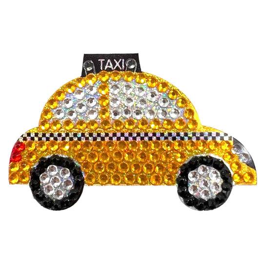 Taxi 2" Rhinestone Sticker: O/S