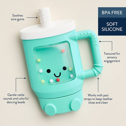 Sweetie Shake Plus™ - Teething + Rattle Toy: Croissant