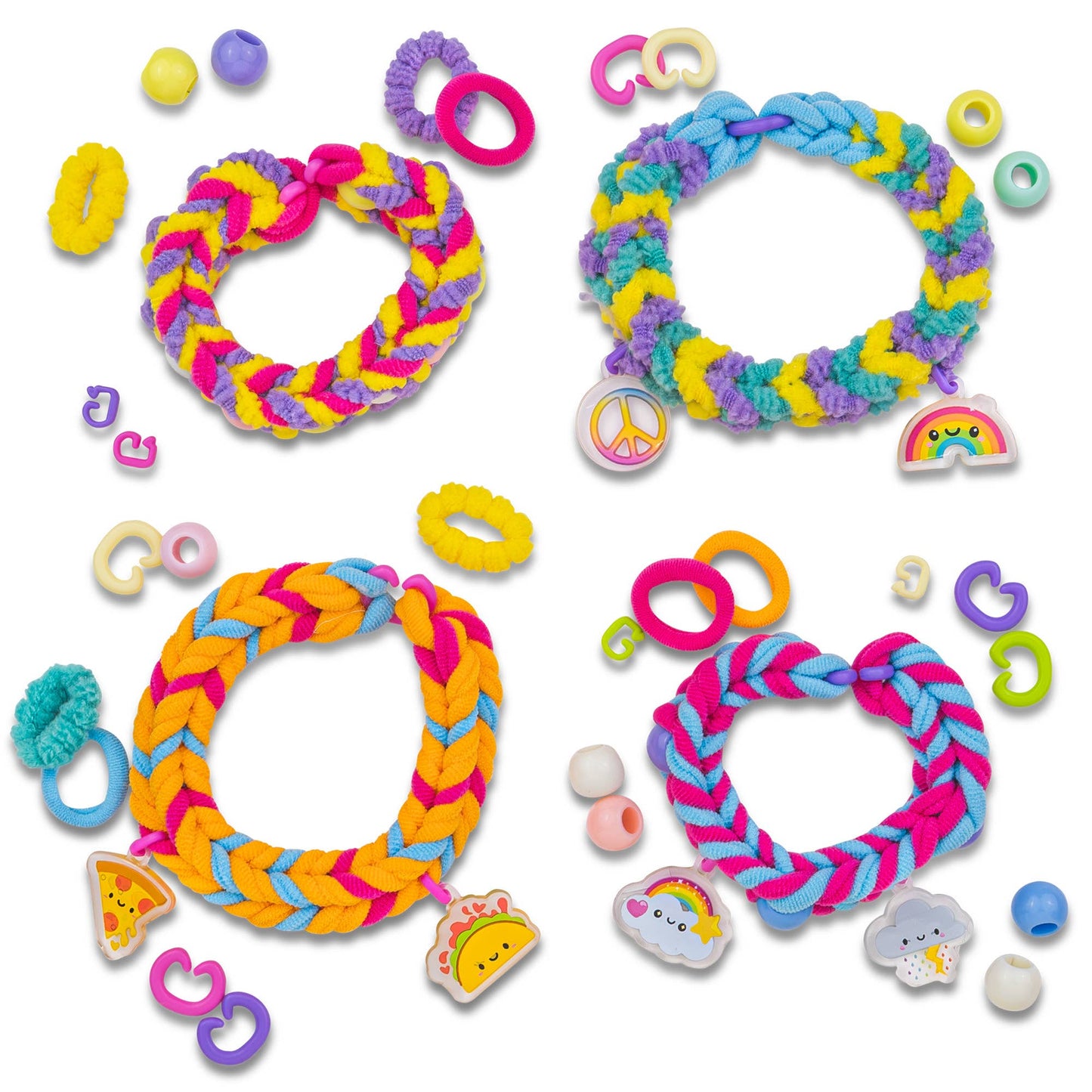 Auto Loom Fluff - 600 Fluff Bands, 16 charms,  and 25 beads