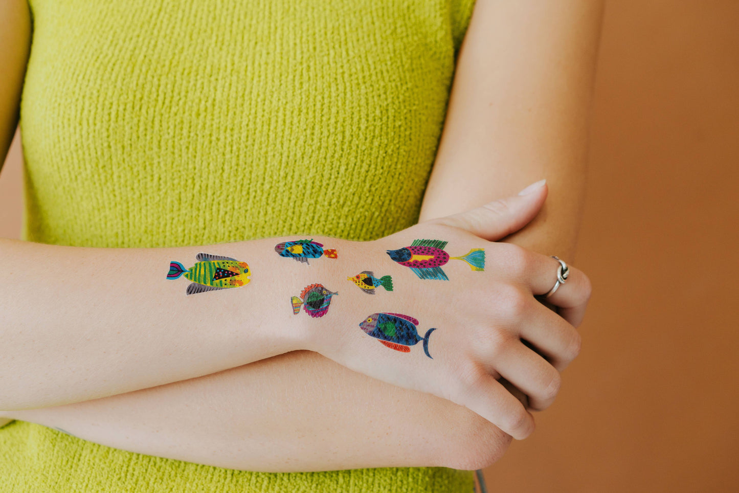 Fish Flurry Tattoo Sheet S/2