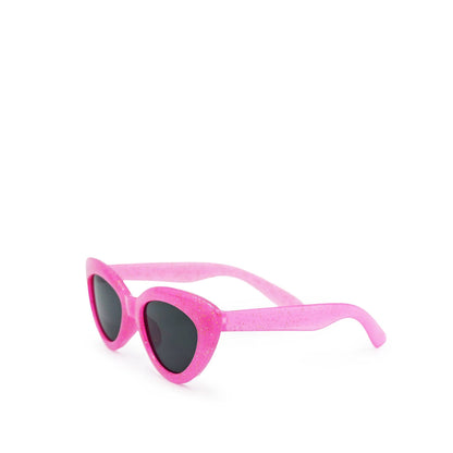 Bella Heart Flower Butterfly Crown Glitter Case and Sunglasses