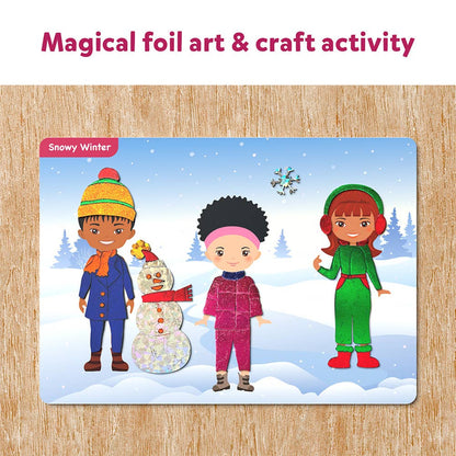 Skillmatics Foil Fun - Dress Up, No Mess Art for Kids