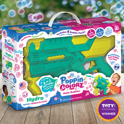 PoppinColorz Hydra: Water & Color Bubble Blaster