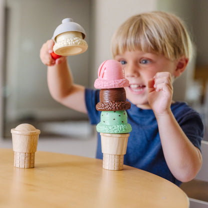 Scoop & Stack Ice Cream Cone Play Set