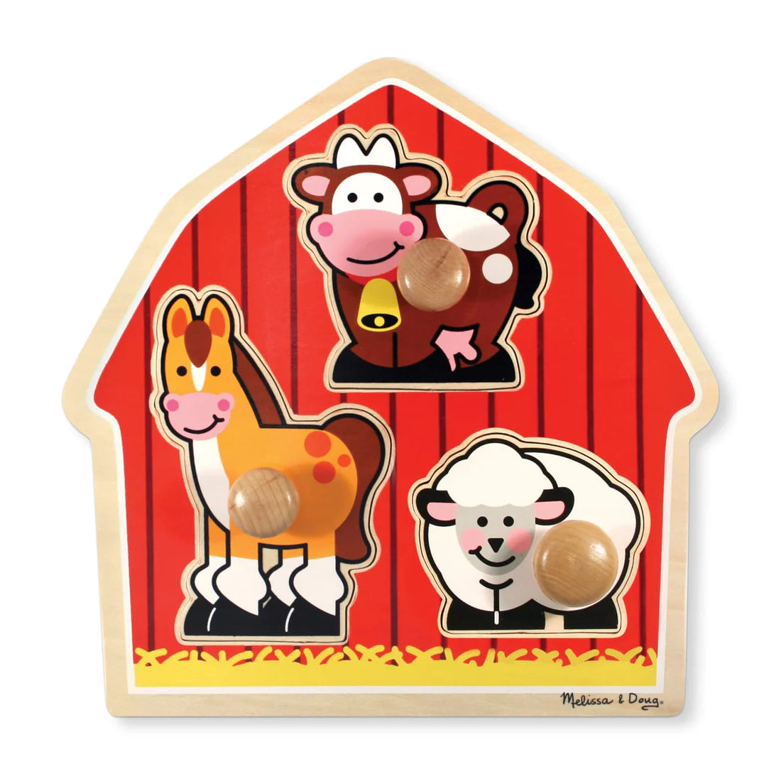 Barnyard Animals Jumbo Knob Puzzle