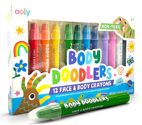 Body Doodlers Face & Body Crayons