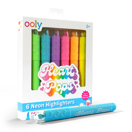 Heart Pops: Neon Highlighters