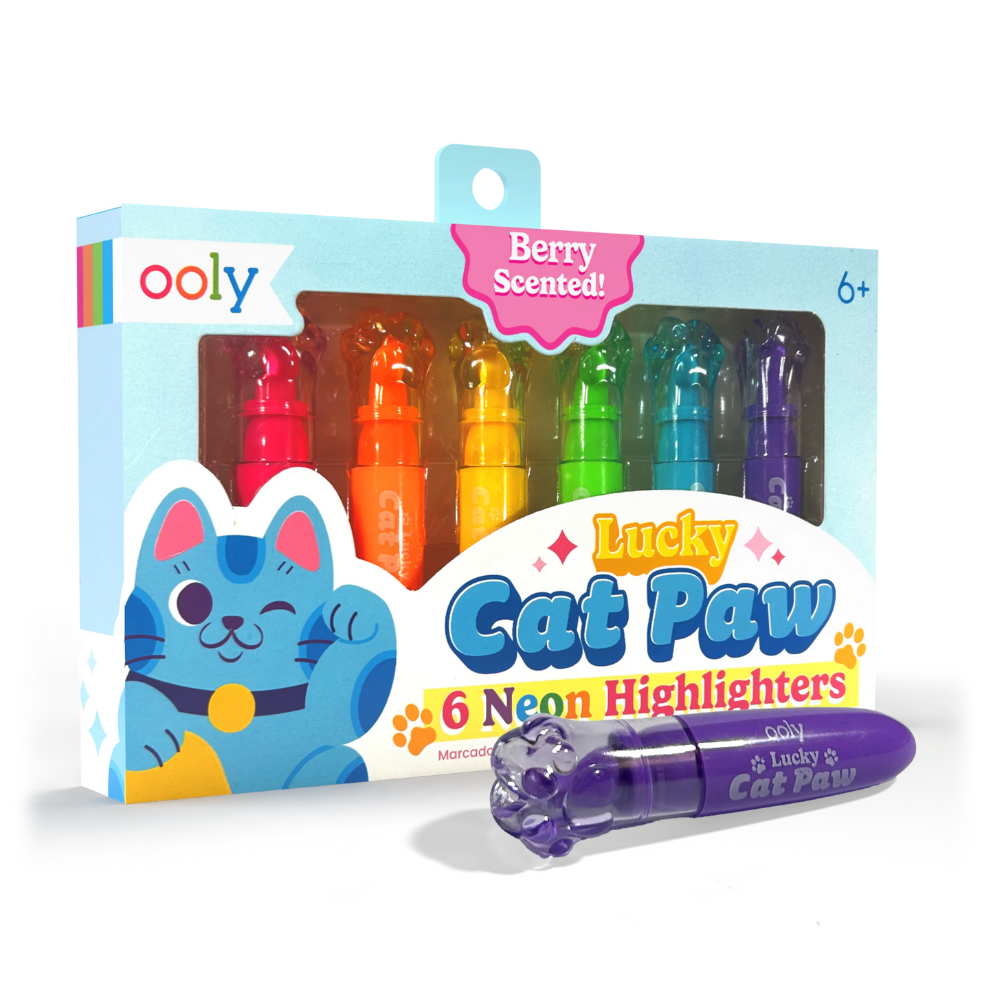 Lucky Cat Paw: Neon Highlighters