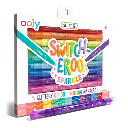 Switch-eroo!: Sparkle Glittery Color Changing Markers
