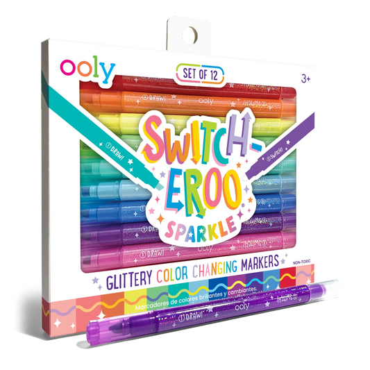 Switch-eroo!: Sparkle Glittery Color Changing Markers