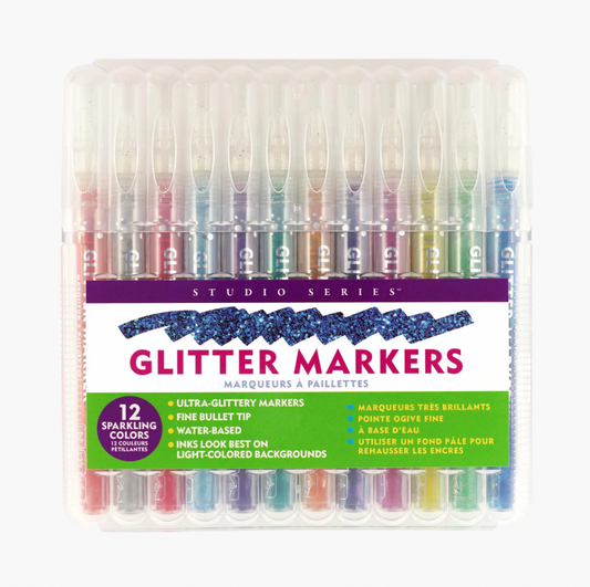 Studio Glitter Marker Set