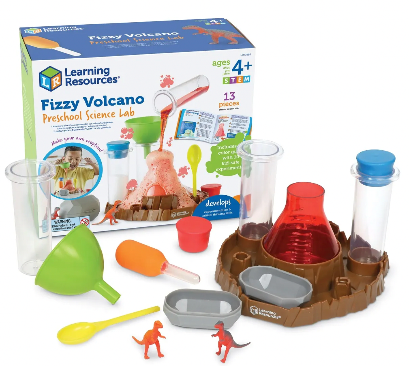 Fizzy Volcano Preschool Lab