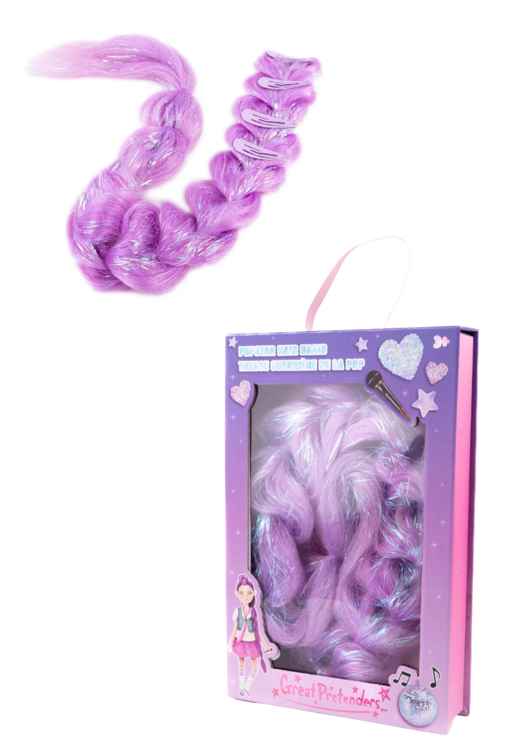 Rockstar Purple Hair Braid