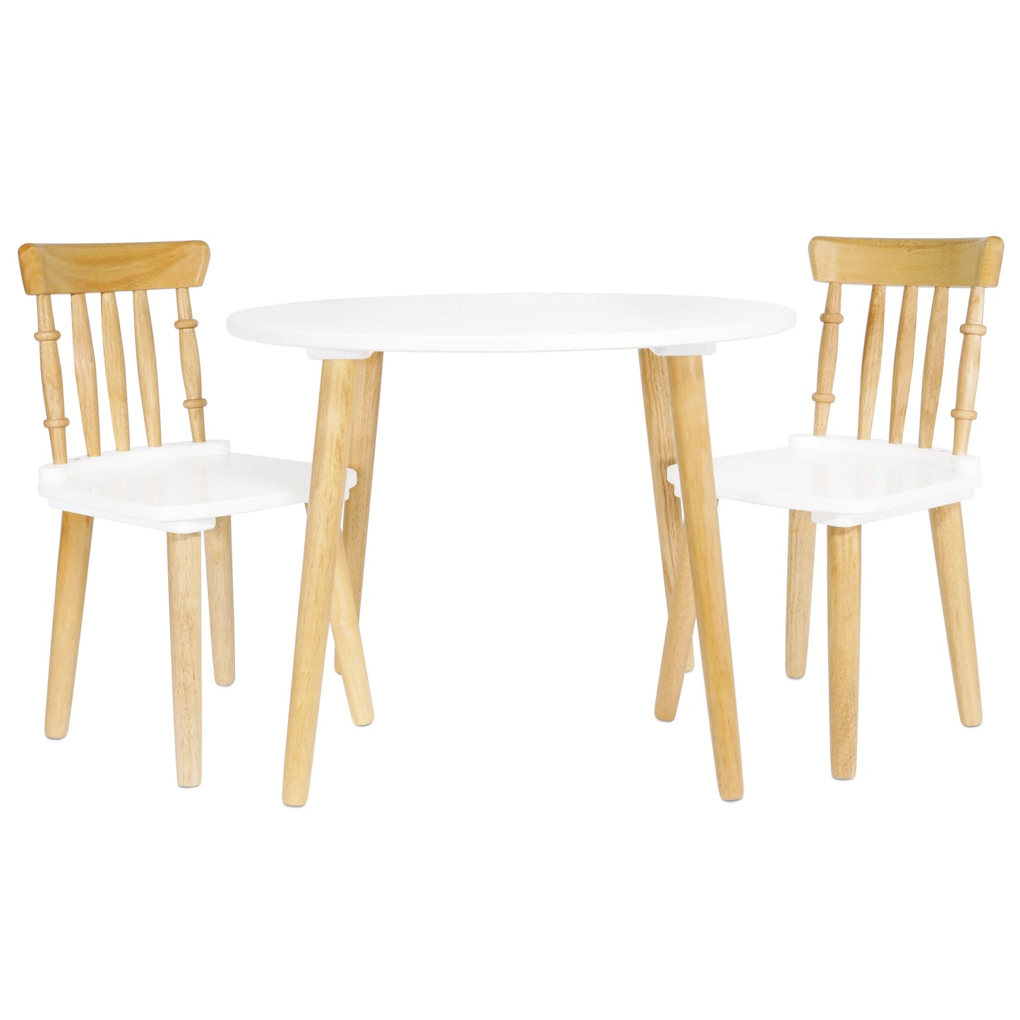 Children's Wooden Table & 2 Chairs