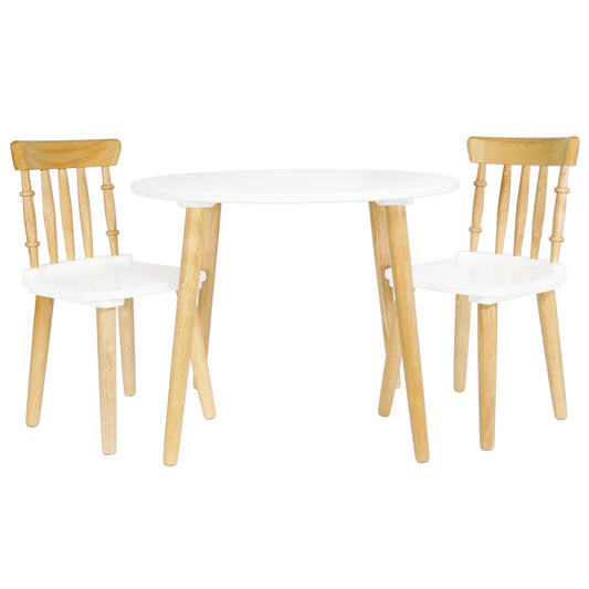 Children's Wooden Table & 2 Chairs