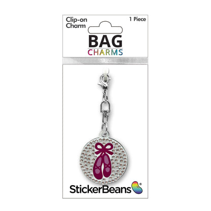 Ballet Rhinestone Bag Charm