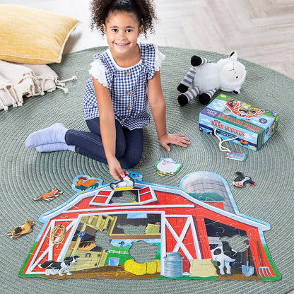 Floor Puzzle: Barn Buddies