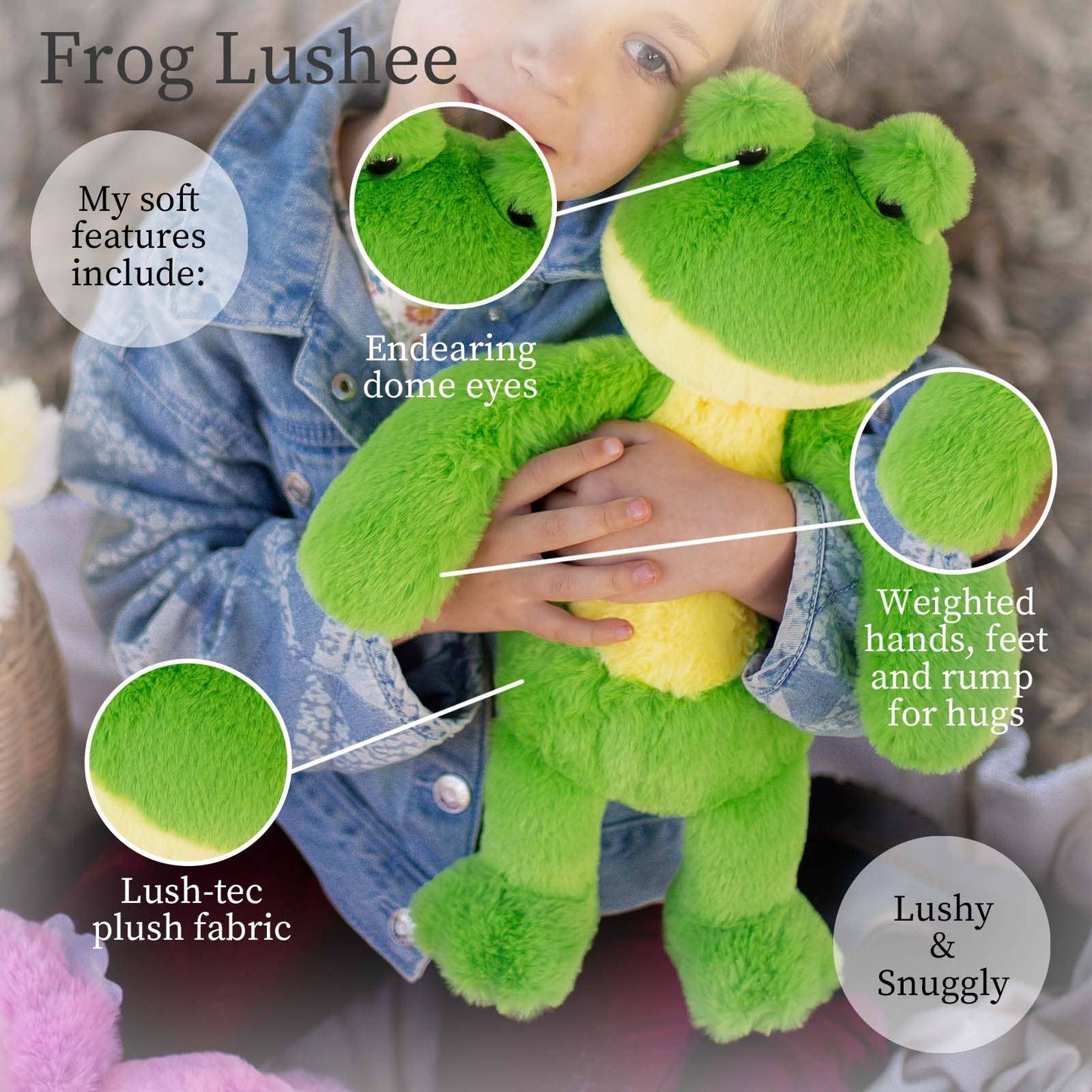 World's Softest 16 inch - Classic Green Frog