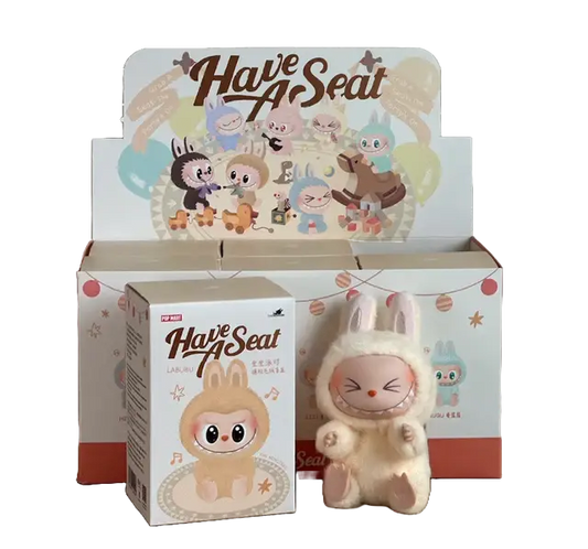 Labubu Style THE MONSTERS Have A Seat Bag keychain: BOX