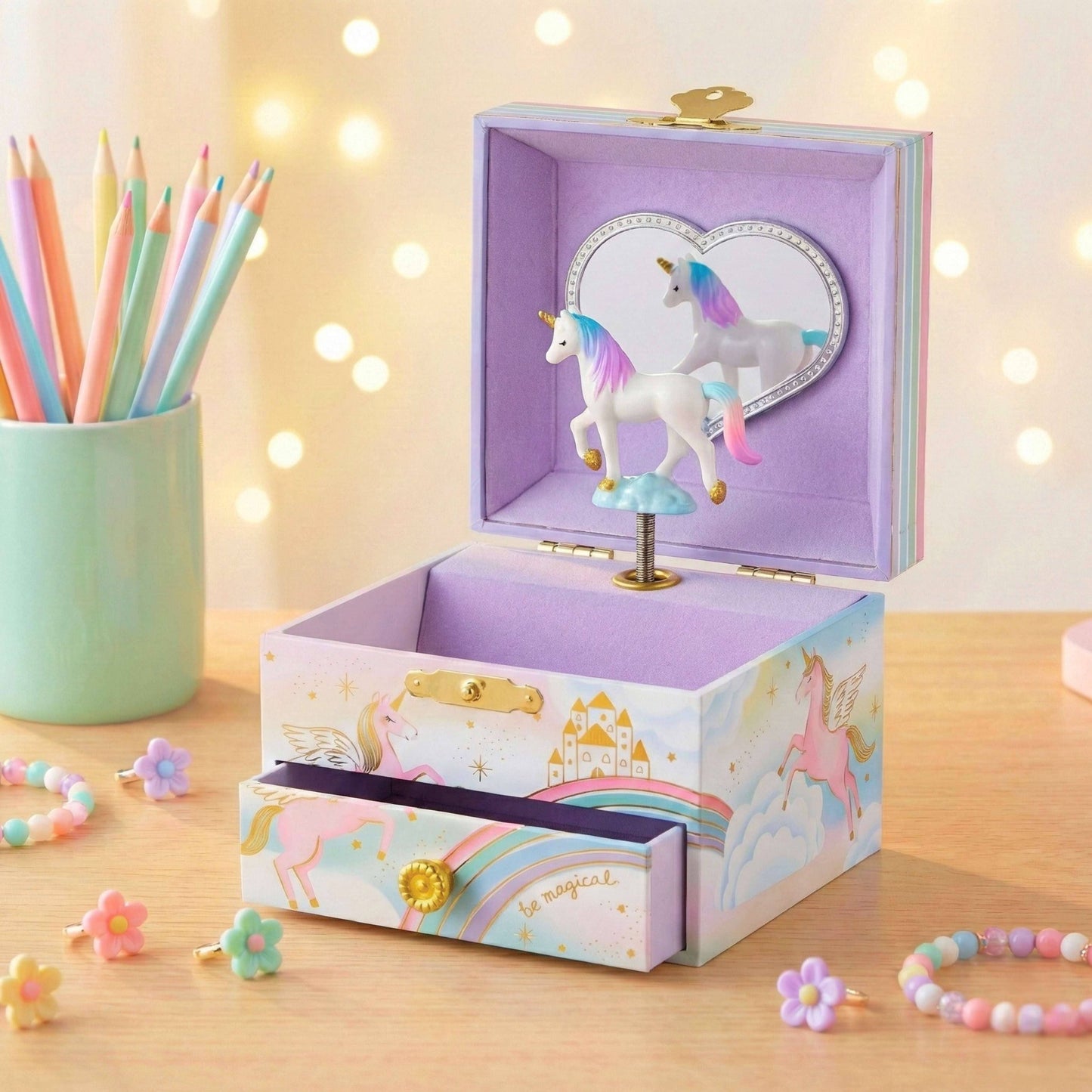 Unicorn Musical Jewelry Box