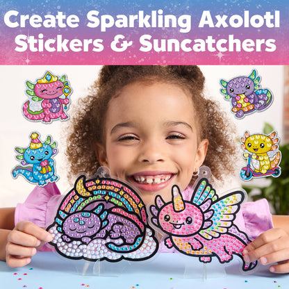 Big Gem Diamond Painting – Axolotl