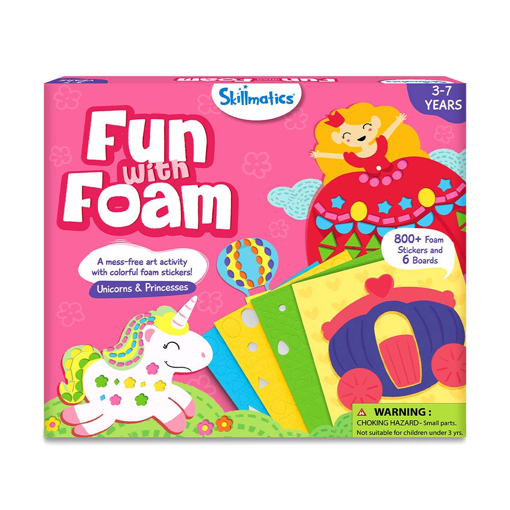 Skillmatics Fun with Foam: Unicorn & Princess Kids Craft