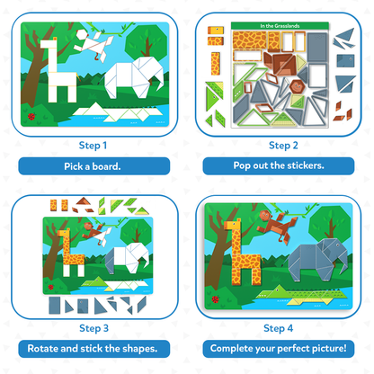 Tangram Twist: Amazing Animals