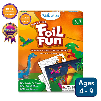 Skillmatics - Foil Fun - Dinosaurs No Mess Art for Kids