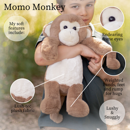 World's Softest Lushee 16 inch - MoMo Monkey