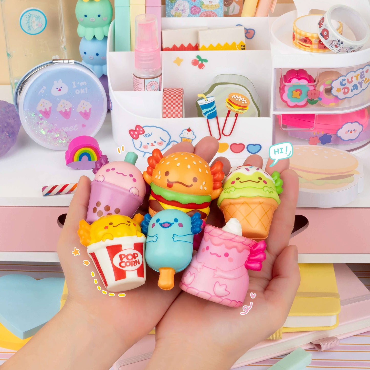Snaxolotl Mini Squishy Toys PDQ (24pcs/case)