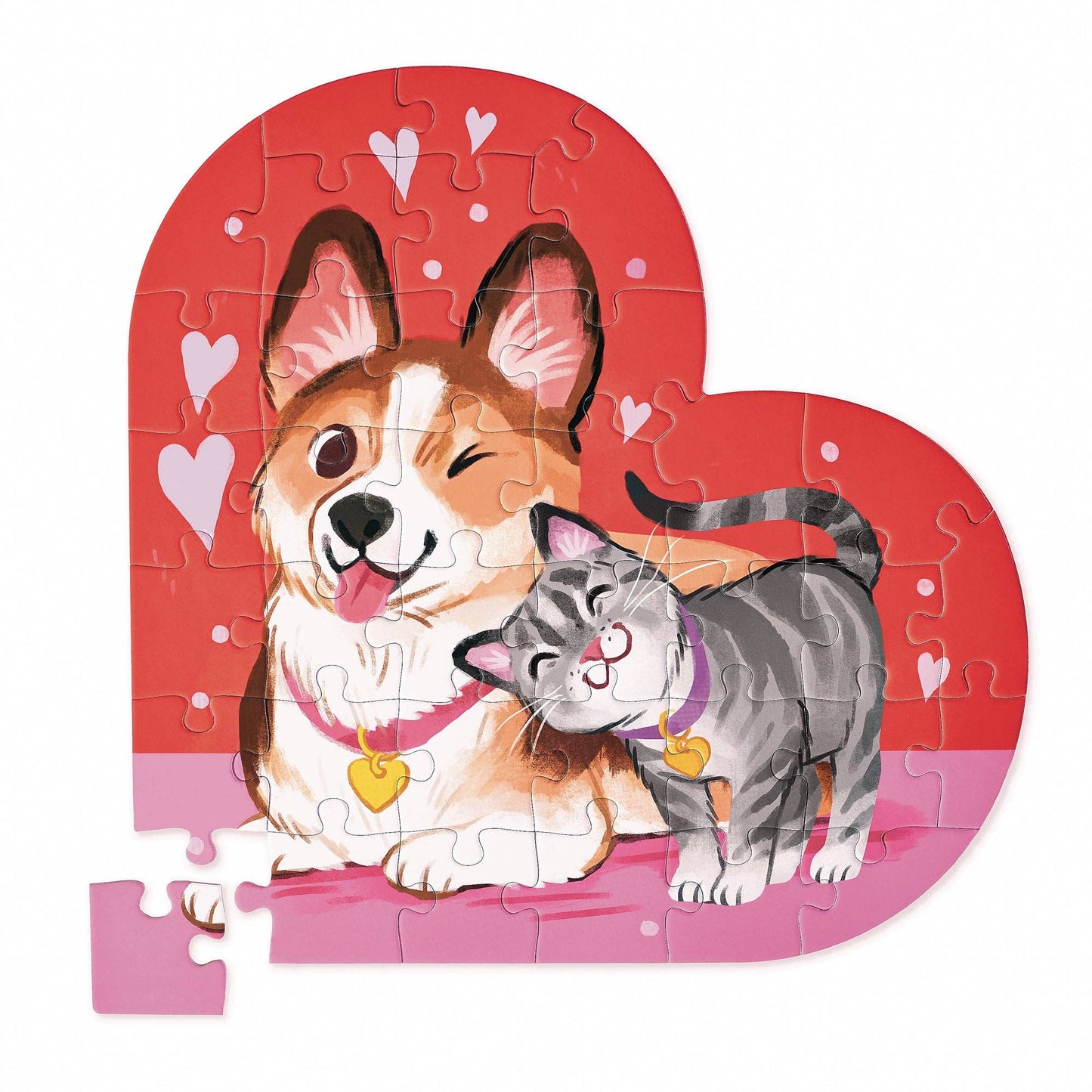 36-Piece Shaped Box Puzzle - Friends Furrever