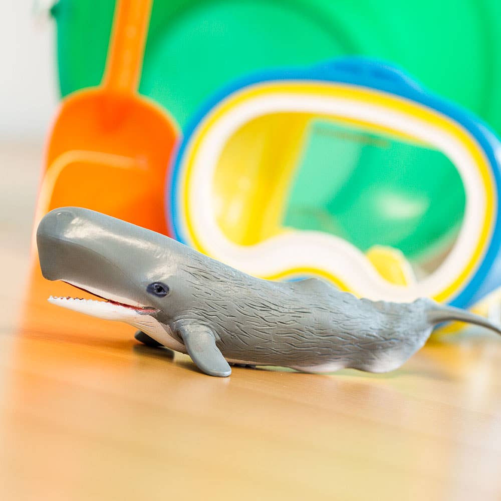 Sperm Whale Figurine Toy for Kids