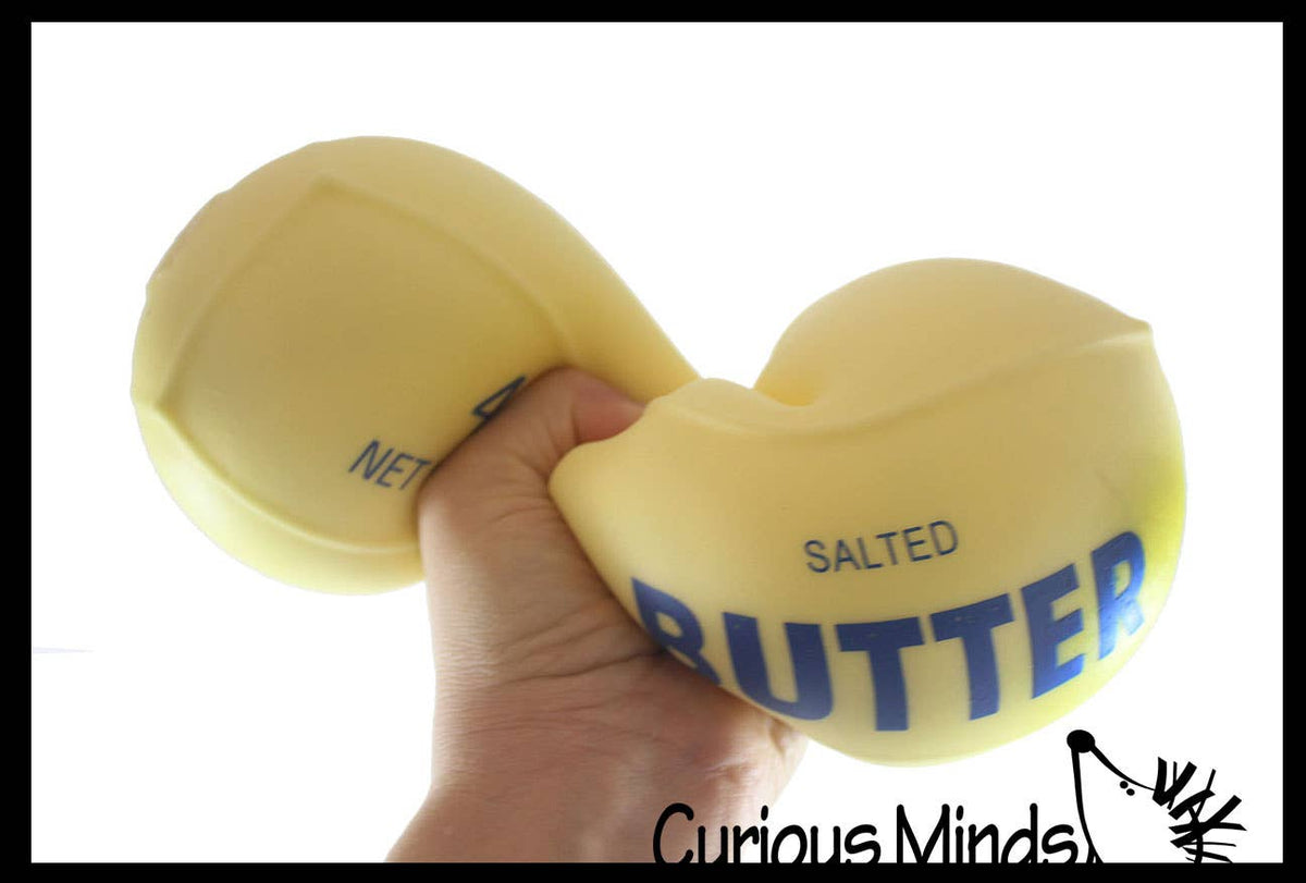 1 Jumbo Butter Squishy Squeeze Stress Ball Soft Doh Filling
