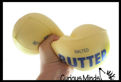 1 Jumbo Butter Squishy Squeeze Stress Ball Soft Doh Filling