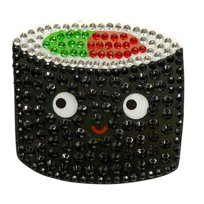 Savory & Sushi Set of 4 2" Rhinestone Stickers: O/S