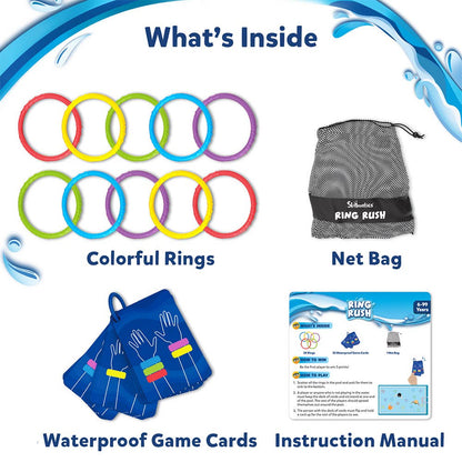 Skillmatics Ring Rush Diving Toys for Kids