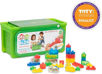 Jelly Blox Stackable Stash & Stack Sensory Play Toy Ages 2+