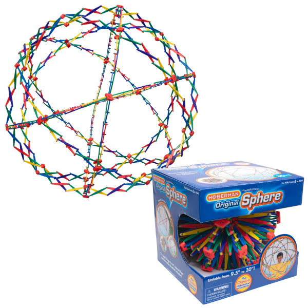 Hoberman Sphere-Rainbow