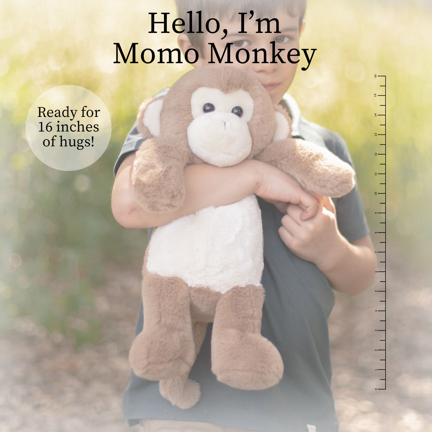 World's Softest Lushee 16 inch - MoMo Monkey