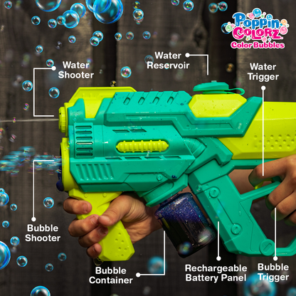PoppinColorz Hydra: Water & Color Bubble Blaster